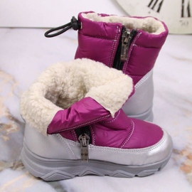 Botas de nieve insuladas Kornecki Jr KOR6896A fucsia rosado 15