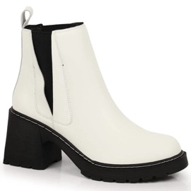 Areto Botas Chelsea en el poste, sin cordones con aislamiento Artiker W HBH42 blanco 14