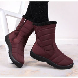 Botas de nieve con aislamiento NEWS W EVE378B rojo 13