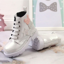 Botas aislantes brillantes Potocki Jr WOL121C plata 13