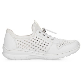 Zapatos cómodos Rieker W L3254-80 blanco 35