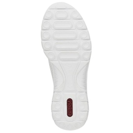 Zapatos cómodos Rieker W L3254-80 blanco 36