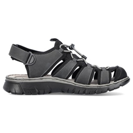Sandalias cerradas Rieker 26770-00 RKR584 negro 34