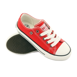 Big star 374002 zapatillas atadas rojo blanco 3