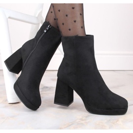 Botines de ante Jezzi W JEZ411A, negro 13