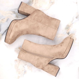 Botines de ante Jezzi W JEZ411B, beige 13