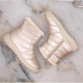 Botas de nieve impermeables de charol News W EVE181E beige 12