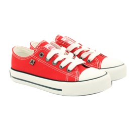 Big star 374002 zapatillas atadas rojo blanco 4