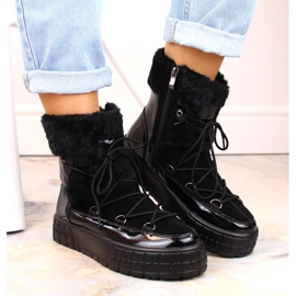 Filippo W PAW475A Botas con plataforma de piel con aislamiento, negro 14