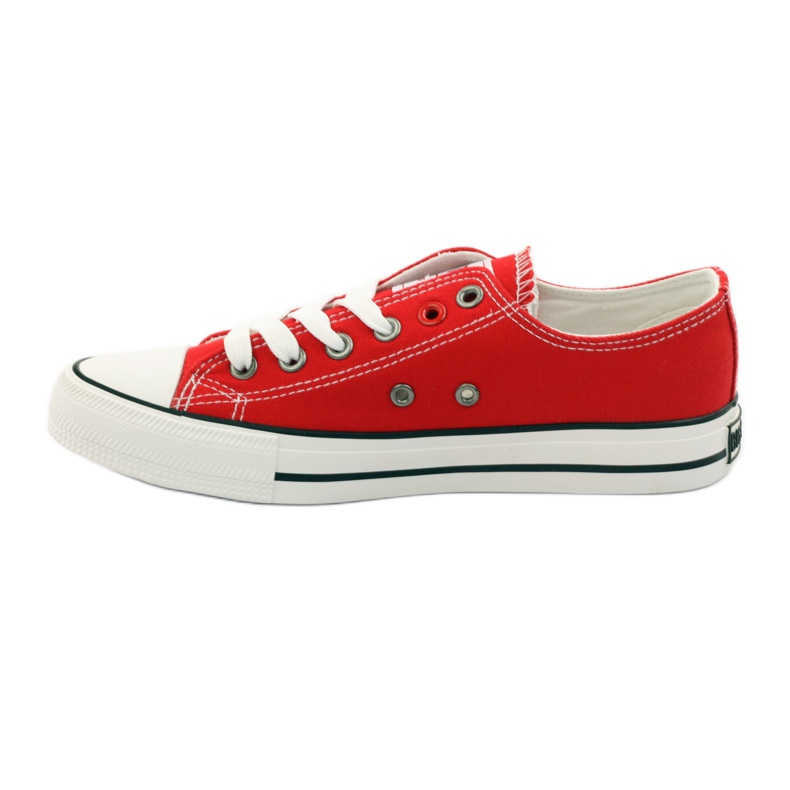 Big star 274020 zapatillas atadas blanco rojo 2