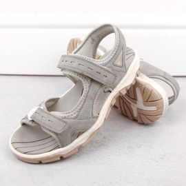 Sandalias cómodas Rieker W RKR674 gris 6