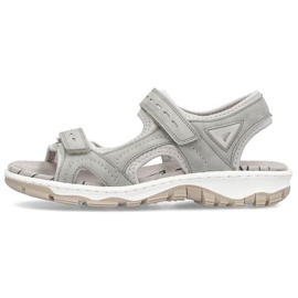 Sandalias cómodas Rieker W RKR674 gris 13