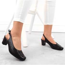 Sergio Leone W SK436A sandalias caladas negro 11