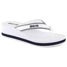 Chanclas cuña Big Star W NN274A726 blanco 7