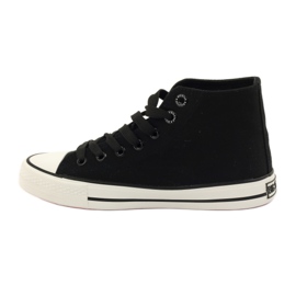 Big star 274014 zapatillas atadas blanco negro rojo 2