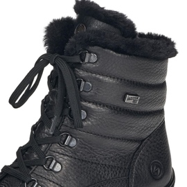 Rieker Botas aislantes de piel Remonte W RKR629B negro 30