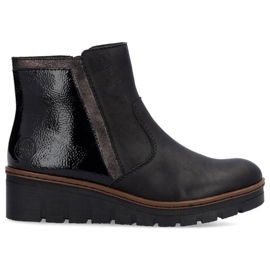 Botas negras Rieker X9150-00 negro 28