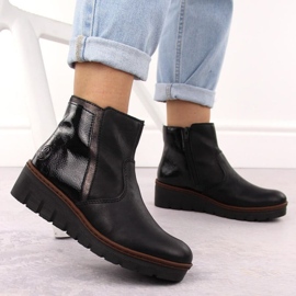 Botas negras Rieker X9150-00 negro 29