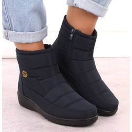 Unisoft Botas de nieve para mujer, azul marino. 13