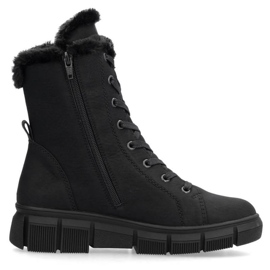 Botas Rieker RKR743 con pelo negro 22