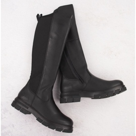 Botas negras Rieker Femenino Z9158-00 negro 26