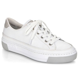 Zapatos deportivos femeninos rieker rkr758 blanco 30