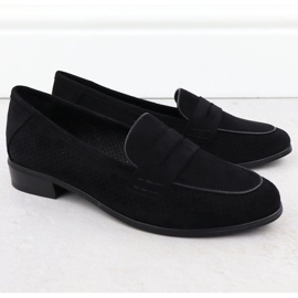 Lords Potocki Suede Zapatos SZ12585 Negro 13