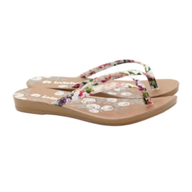 Chanclas flores INBLU IR01 rosa amarillo verde púrpura 4