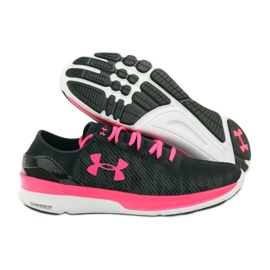 Zapatillas Under Armour Speedform Turbulence Run negro rosa 3