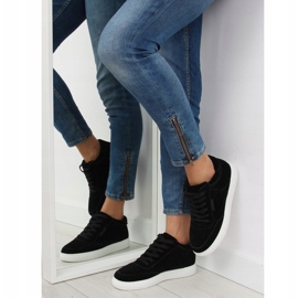 Zapatillas de mujer de ante negro NB171P Negro 2