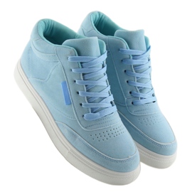 Deportivas de mujer de ante azul NB171P Azul 4