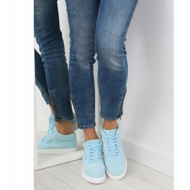 Deportivas de mujer de ante azul NB171P Azul 1