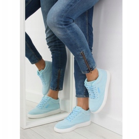 Deportivas de mujer de ante azul NB171P Azul 2