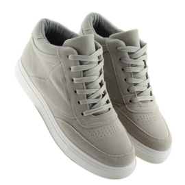 Deportivas de mujer en ante gris LT.GRAY 5