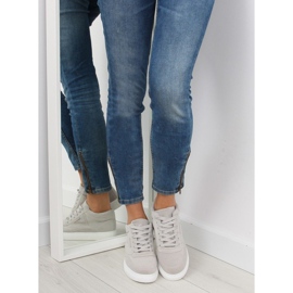 Deportivas de mujer en ante gris LT.GRAY 1 Deportivas de mujer en ante gris LT.GRAY 1