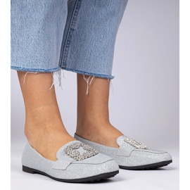 Mocasines de plata con circones 1