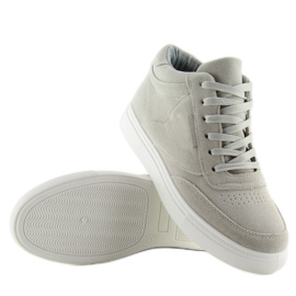 Deportivas de mujer en ante gris LT.GRAY 7