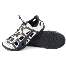 Olivier Zapatos de bicicleta de cuero para hombres 262 kz blanco 5
