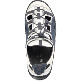 Olivier Zapatos de bicicleta de cuero para hombres 262 kz blanco 6