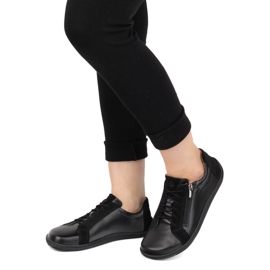 Olivier Minimalista Barefoot de mujeres Perfoot 1243 Negro 2