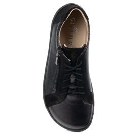 Olivier Minimalista Barefoot de mujeres Perfoot 1243 Negro 10