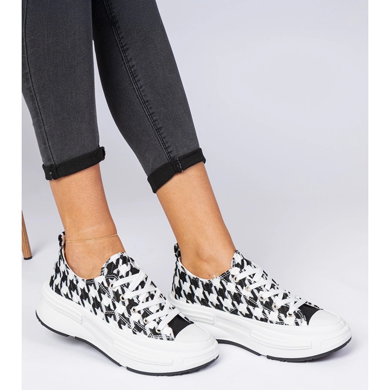 Zapatillas de deporte de material para mujeres blancas y blancas blanco 1 Zapatillas de deporte de material para mujeres blancas y blancas blanco 1