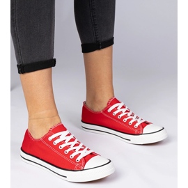 Zapatillas de zapatillas rojas clásicas rojo 1