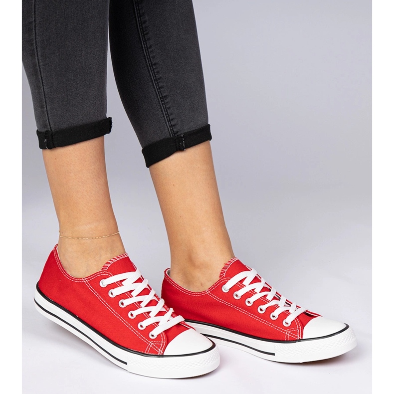 Zapatillas de zapatillas rojas clásicas rojo 2