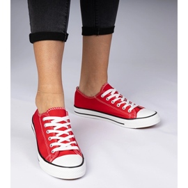 Zapatillas de zapatillas rojas clásicas rojo 3