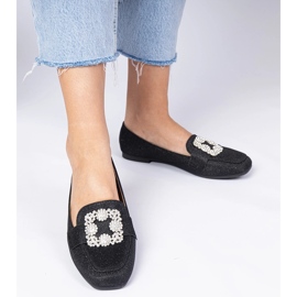 Mocasines negros con circones 3