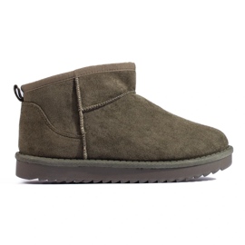 Botas de nieve de mujer Shelovet verde oscuro 3