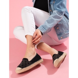 Alpargatas sin cordones Vices negro 3
