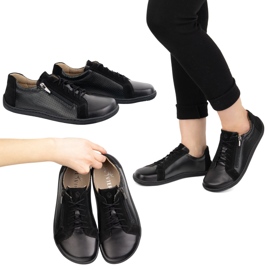 Olivier Minimalista Barefoot de mujeres Perfoot 1243 Negro 4