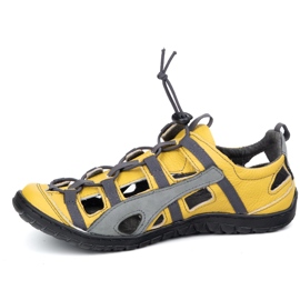 Olivier Zapatos de bicicleta de cuero para hombres 262 kz amarillo 1